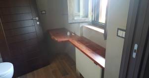 Mobile bagno in legno rustico CIN contemporaneo design esclusivo